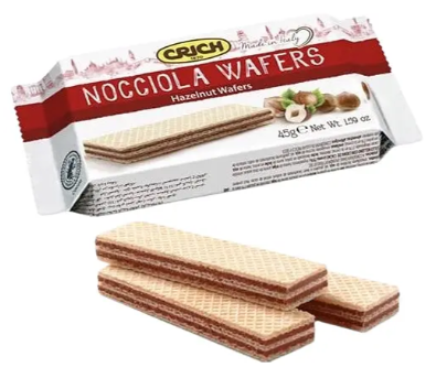 Вафлі Crich з лісовими горіхами 45 г